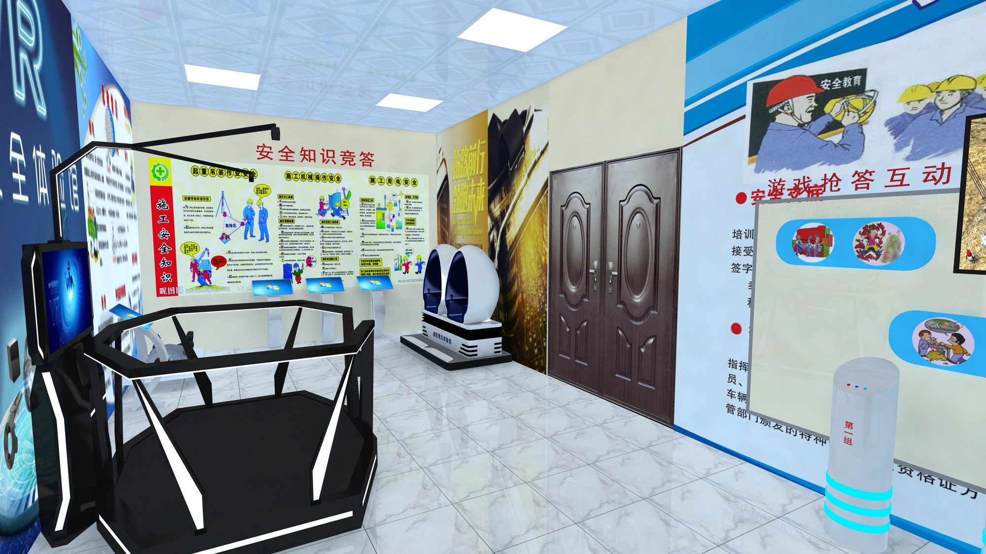 VR技術(shù)帶您進(jìn)入施工的危險(xiǎn)！江蘇建筑企業(yè)在工地施工現(xiàn)場(chǎng)設(shè)立VR安全體驗(yàn)館，引導(dǎo)工人安全生產(chǎn)